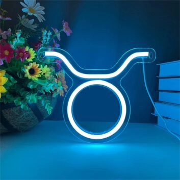 Elevate Your Space: Constellation Taurus LED Neon Sign - Perfect for Home Decor, Office Ambiance, and Trendy Bar Settings.