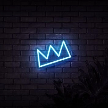 Krone LED-Neonschild für Wohnzimmer und Bar