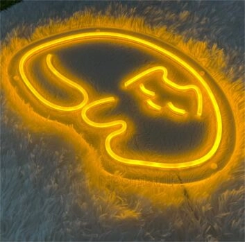 schlafende Katze LED-Neonschild Wohnzimmer Schlafzimmer