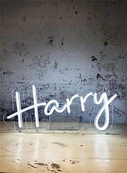 Harry LED-Neonschild Wohnzimmer Schlafzimmer