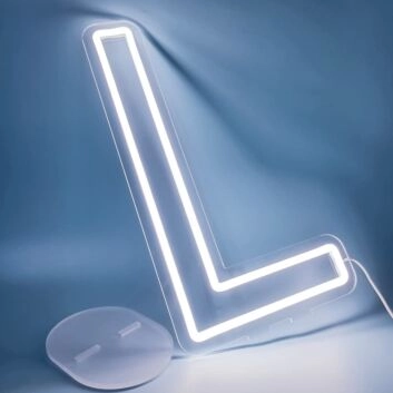 Buchstabe L LED Neonschild für Wohnzimmer und Schlafzimmer