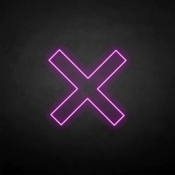 Kreuzsymbol LED-Neonschild für Bar Club