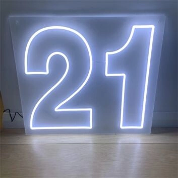 21 LED-Neonschild Geburtstag Party