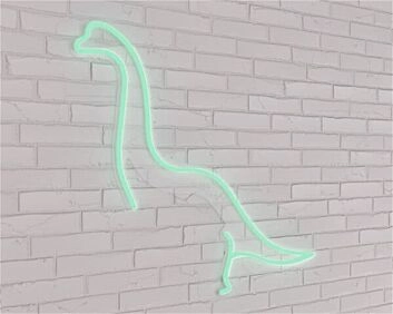 Dinosaurier Silhouette LED-Neonschild Kinderzimmer Wohnzimmer