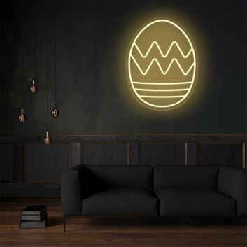 Brighten Your Easter Celebration and Home Decor with the Easter Eggs LED Neon Sign Light.