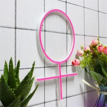 Venuszeichen LED-Neonschild Wohnzimmer Schlafzimmer