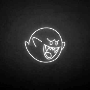 Cartoon Geist LED-Neonschild Gaming Zimmer