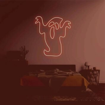 Geist LED-Neonschild für Schlafzimmer Wohnzimmer