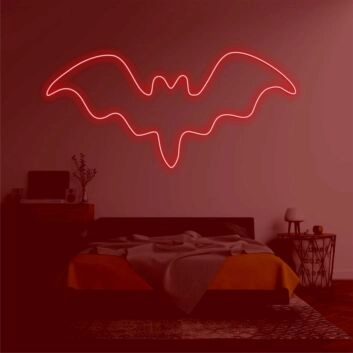 Fledermaus LED-Neonschild Schlafzimmer Wohnzimmer