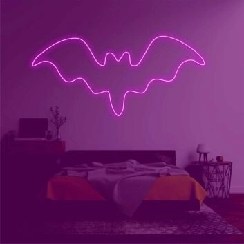 Fledermaus LED-Neonschild Schlafzimmer Wohnzimmer