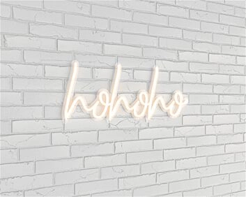 Brighten Up Your Christmas: LED Hohoho LED Neon Sign for Festive Home Decor, Office Celebrations, and Holiday Parties
