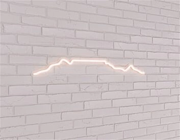 Brighten Up Your Space: Perfect for Home Decor, Office Ambiance, and Bar Highlights with the LED Table Mountain Neon Sign.