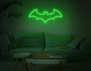 Fledermaus Symbol LED-Neonschild Wohnzimmer Bar