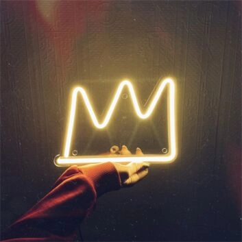 Krone LED-Neonschild Wohnzimmer Schlafzimmer