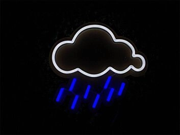 Regenwolke LED-Neonschild Wohnzimmer Kinderzimmer