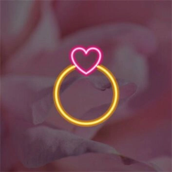 Enhance Your Home, Office, or Bar Ambiance with the Versatile Ring LED Neon Sign.
